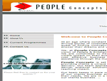 Tablet Screenshot of peopleconcepts.net